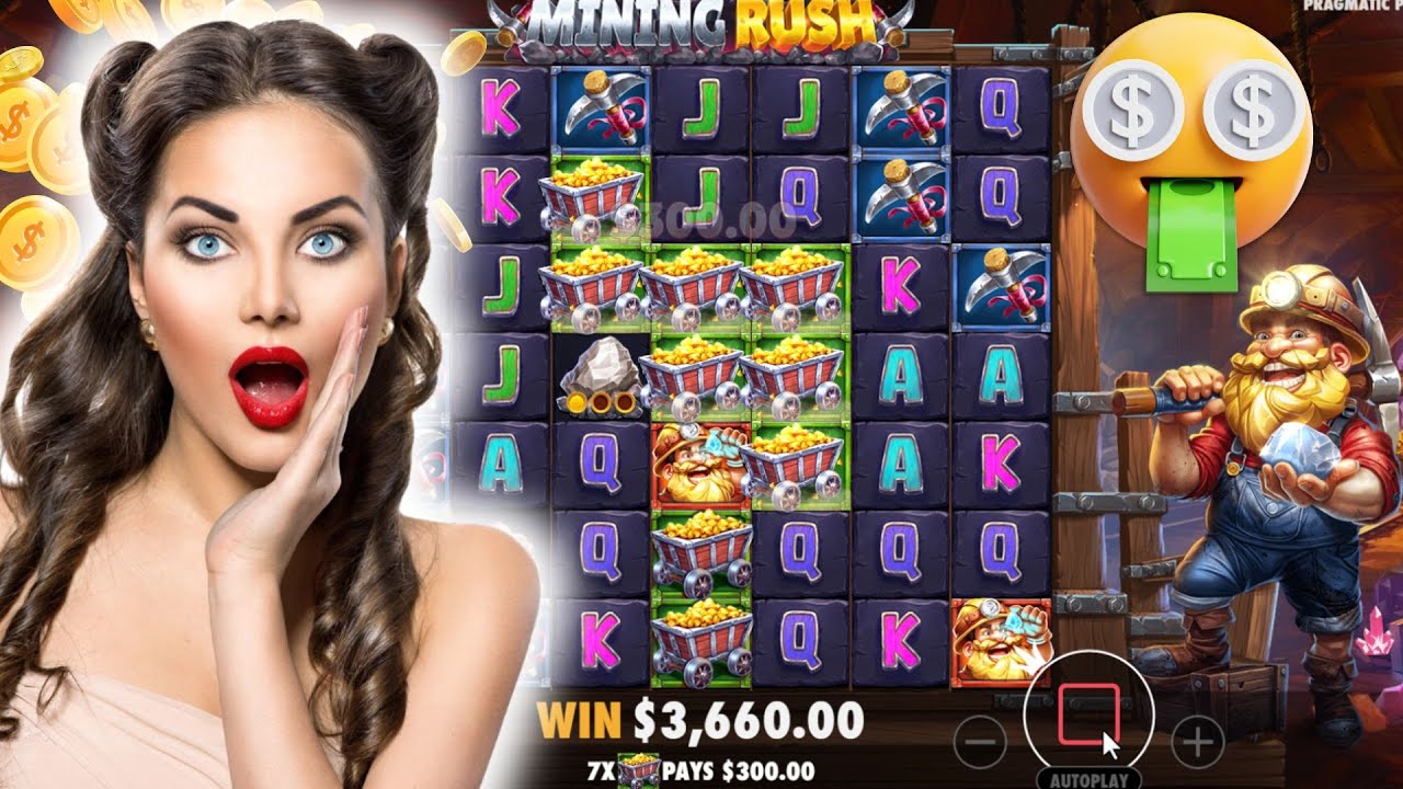 ความตื่นเต้นของสล็อต Mining Rush