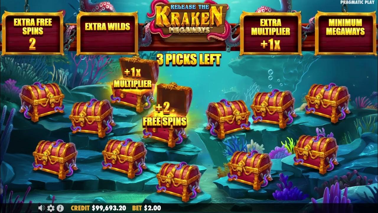 PRAGMATIC PLAY : Release The Kraken Megaways