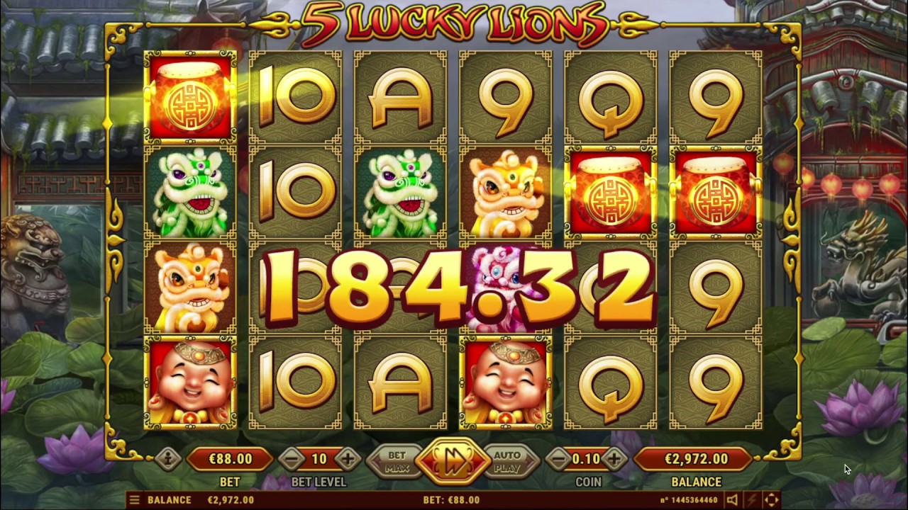 5 Lucky Lions: เกมสล็อตที่นำโชคมาให้
